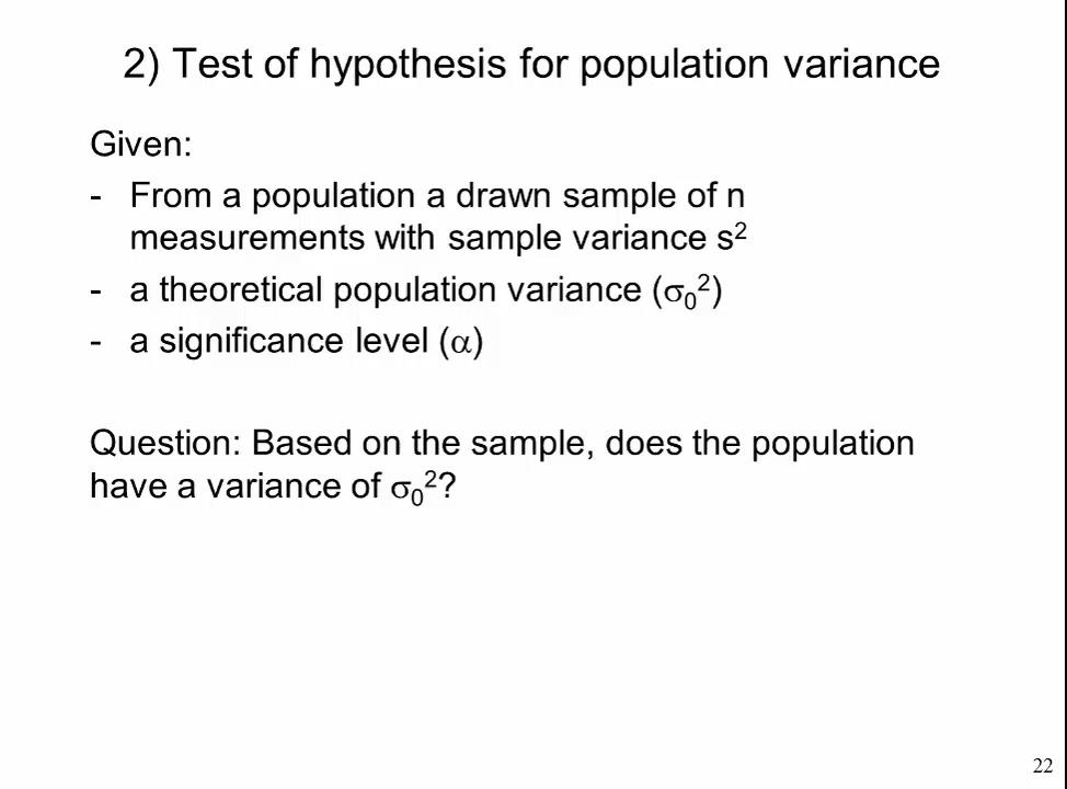 Hypothesis Part 4 Variance